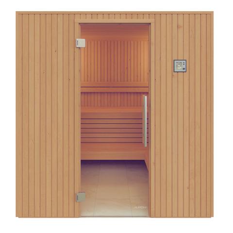 Auroom Familia Cabin Sauna Kit Up to 6-person, DIY, Modular Cabin, Sauna Kit