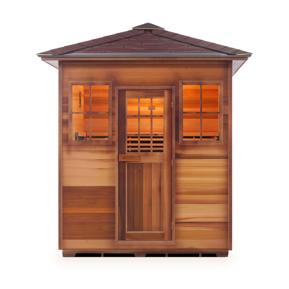 Enlighten SIERRA - 4 Persons Infrared Sauna - "150off" for 150 Discount - PRE-ORDERS