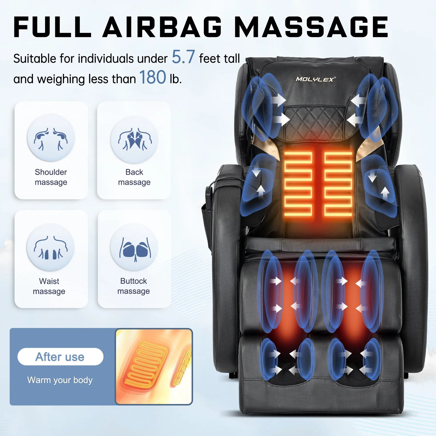 BT CalmSpas: Full Body Massage Chair Recliner for Best Zero Gravity Ex