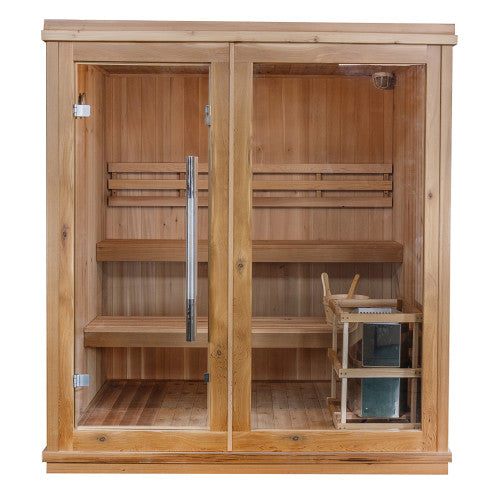 Charleston 4-Person Indoor Traditional Sauna / Use "SR200" for $200 OFF