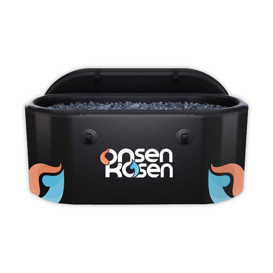 OnsenKosen Dogo 1 Person Therapy Tub with Pro 2HP Dual Chiller/Heater