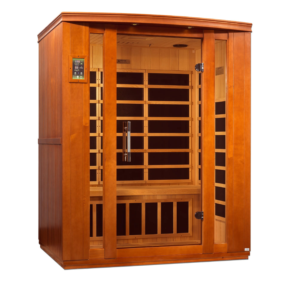 Bellagio 3 Person Low EMF Infrared Sauna - Promo Code "calmspas30" for $30 Off / Ships in April