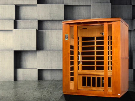 Bellagio 3 Person Low EMF Infrared Sauna - Promo Code "calmspas30" for $30 Off / Ships in April