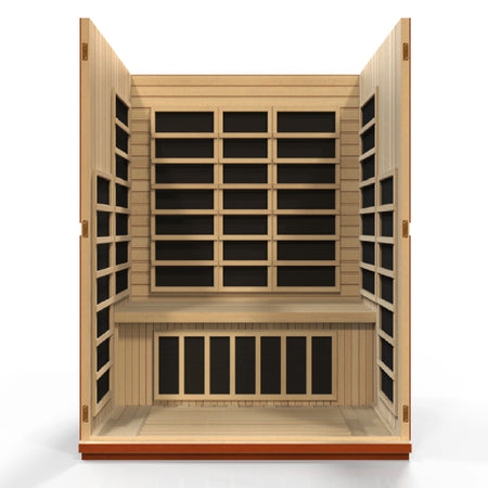 Bellagio 3 Person Low EMF Infrared Sauna - Promo Code "calmspas30" for $30 Off / Ships in April