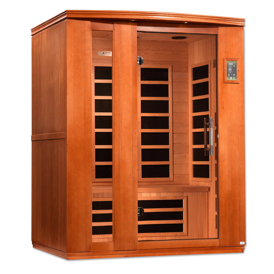 Lugano 3 Person Low / Ultra Low EMF Infrared Sauna