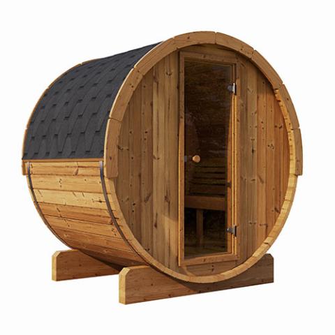 SaunaLife Model E6 Sauna Barrel ERGO Series Sauna Barrel 59"x81"