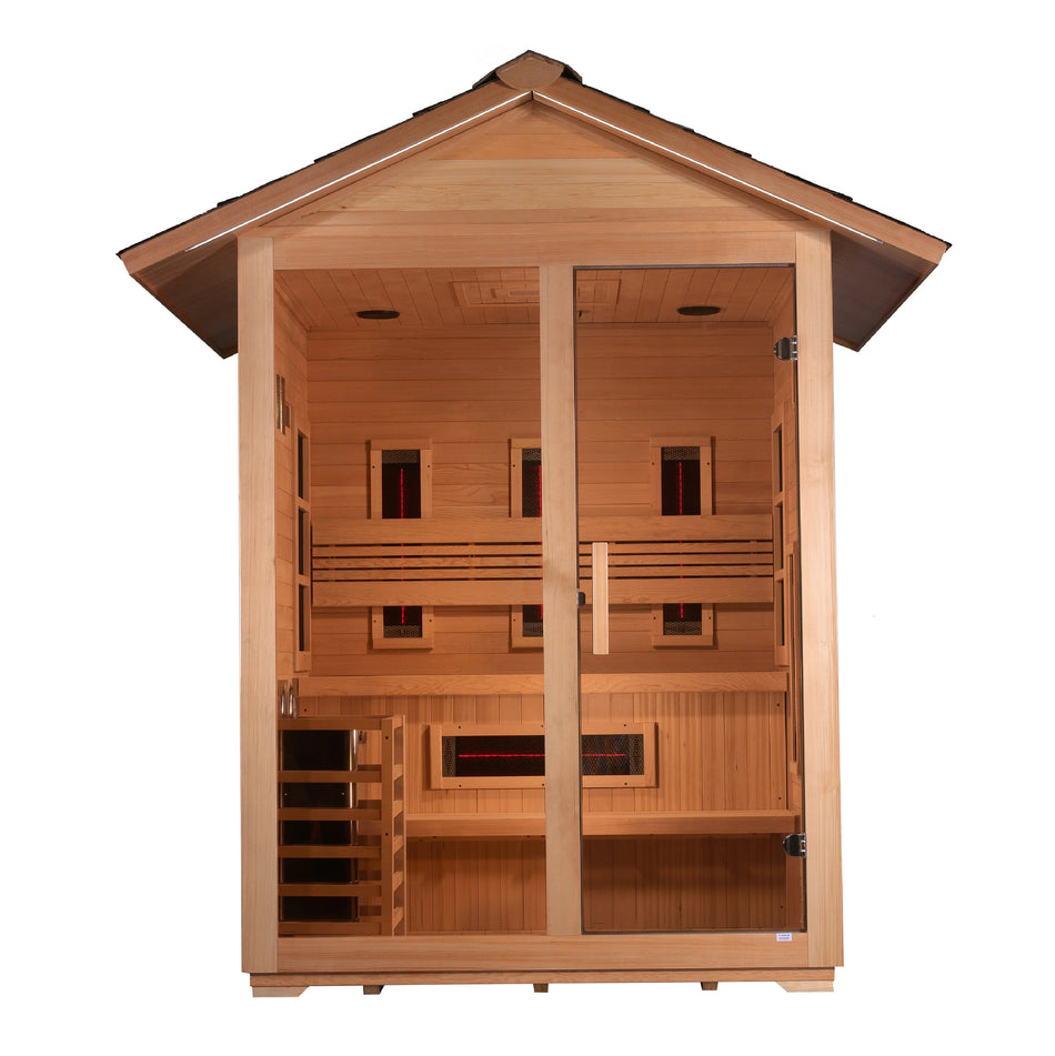 Carinthia 3 Person Hybrid PureTech™ Full Spectrum Outdoor Sauna