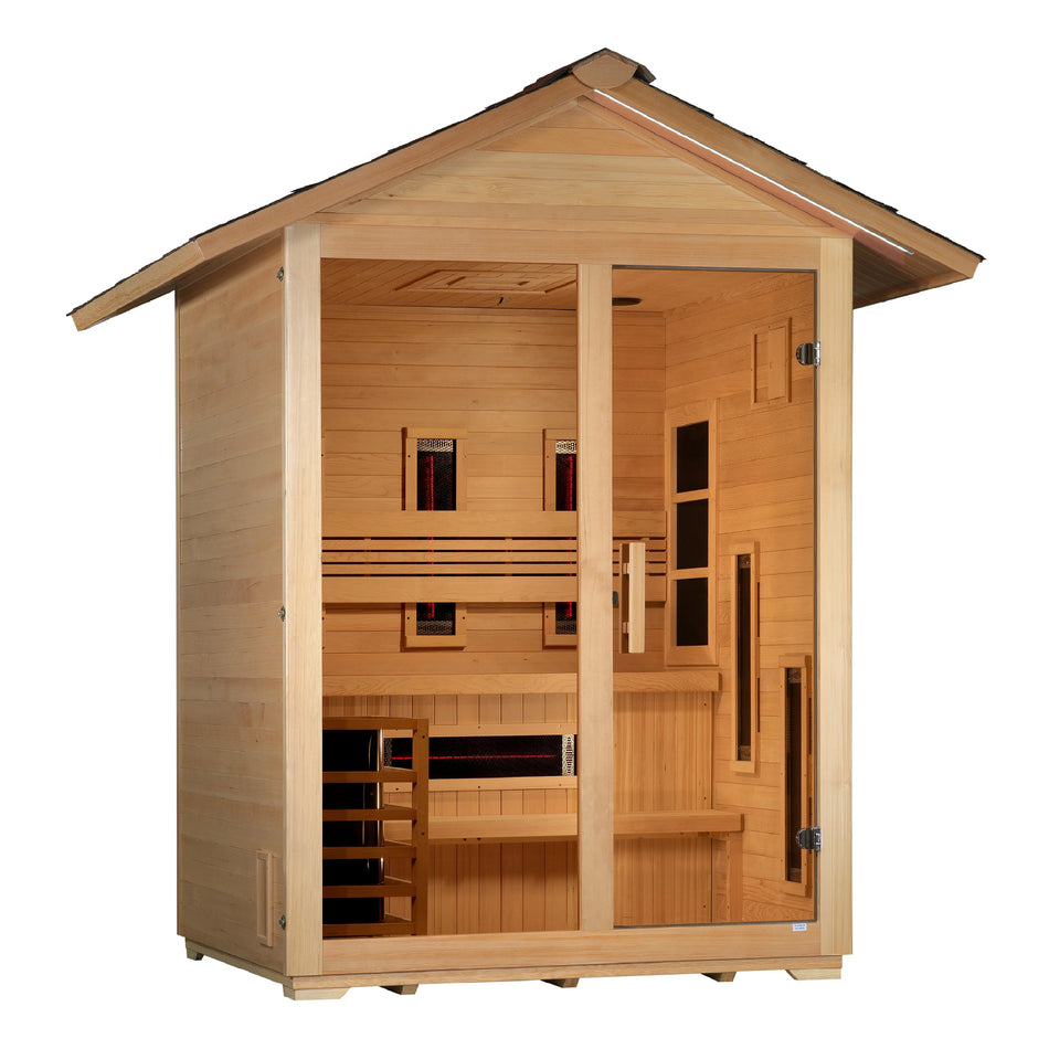 Carinthia 3 Person Hybrid PureTech™ Full Spectrum Outdoor Sauna