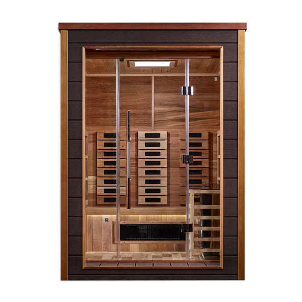 Nora 2 Person PureTech™ Hybrid Full Spectrum Sauna