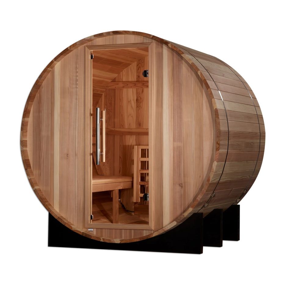 St. Moritz 2 Person Barrel Traditional Sauna / FREE Pair of Backrests
