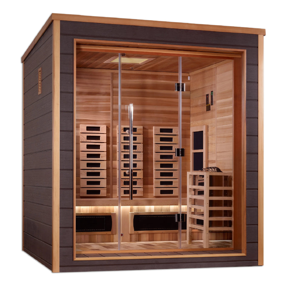 Visby 3 Person PureTech Hybrid Full Spectrum Sauna / Promo code "GD1500" for $1500 OFF