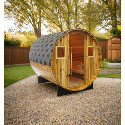 Galley 4-Person Traditional Barrel Sauna