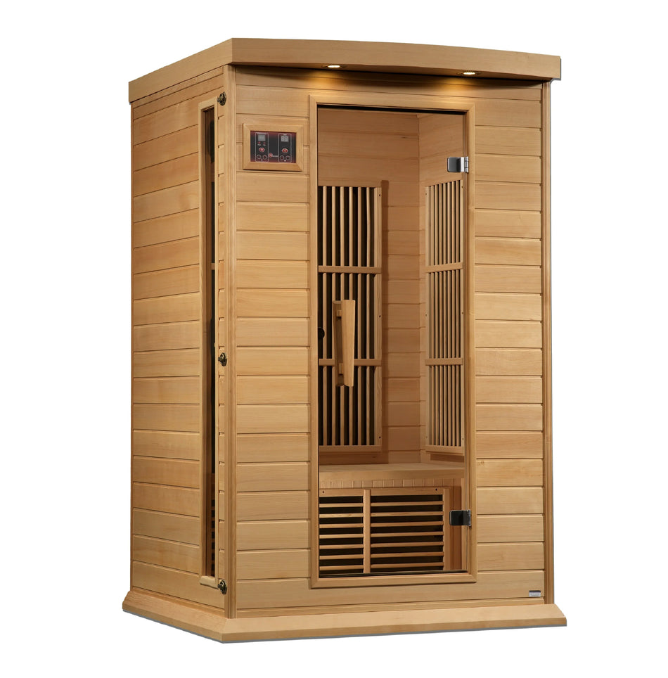 Maxxus 2 Person Low EMF Infrared Sauna / FREE PAIR OF BACKRESTS