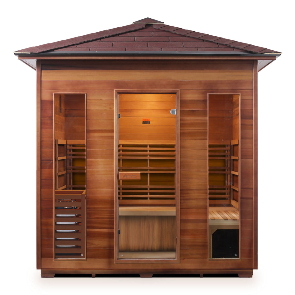 Enlighten SunRise - 5 Persons Dry Traditional Sauna - "150off" for 150 Discount - PRE-ORDERS