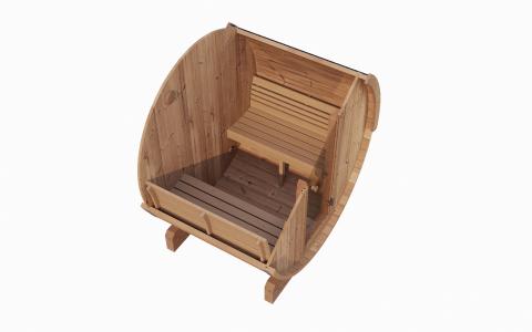 SaunaLife Model E6 Sauna Barrel ERGO Series Sauna Barrel 59"x81"