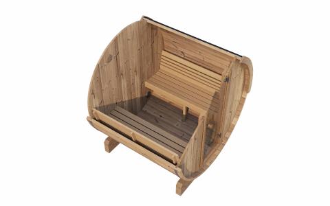 SaunaLife Model E8 Sauna Barrel ERGO Series Sauna Barrel 87"D x 81"H (Diameter)