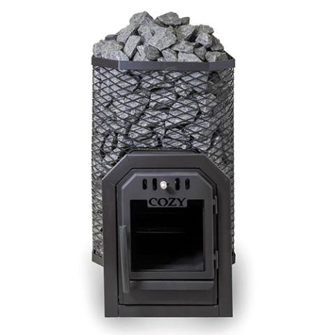 Cozy Heat Thru-Wall Sauna Heater Wood-Burning Sauna Stove