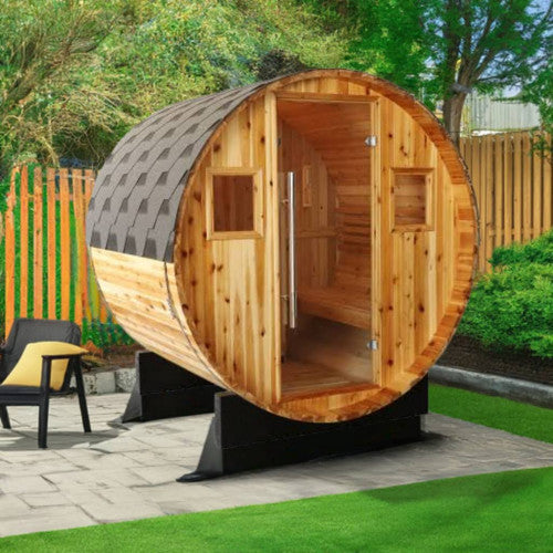 Aurora 2-4 Person Traditional Barrel Sauna