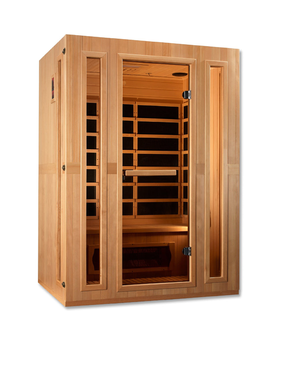 Maxxus Trinity Dual Tech 3 person Indoor Low EMF FAR Infrared Sauna with Canadian Hemlock