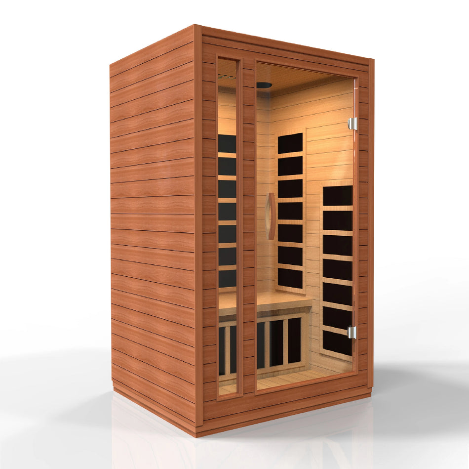 Cardoba 2 Person Low EMF FAR Infrared Sauna / Promo Code "calmspas50" for $50 Off / IN STOCK