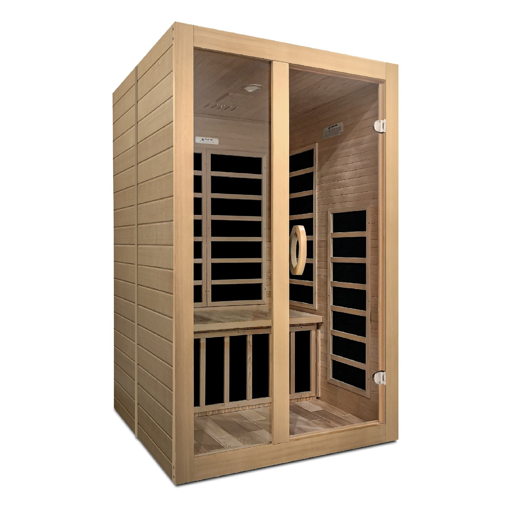 Santiago 2 Person Low EMF Infrared Sauna / “free” for a Free Pair of Backrests / In stock