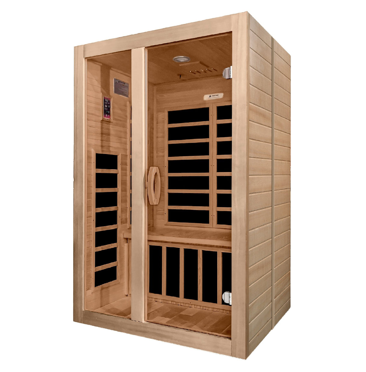 Santiago 2 Person Low EMF Infrared Sauna / “free” for a Free Pair of Backrests / In stock