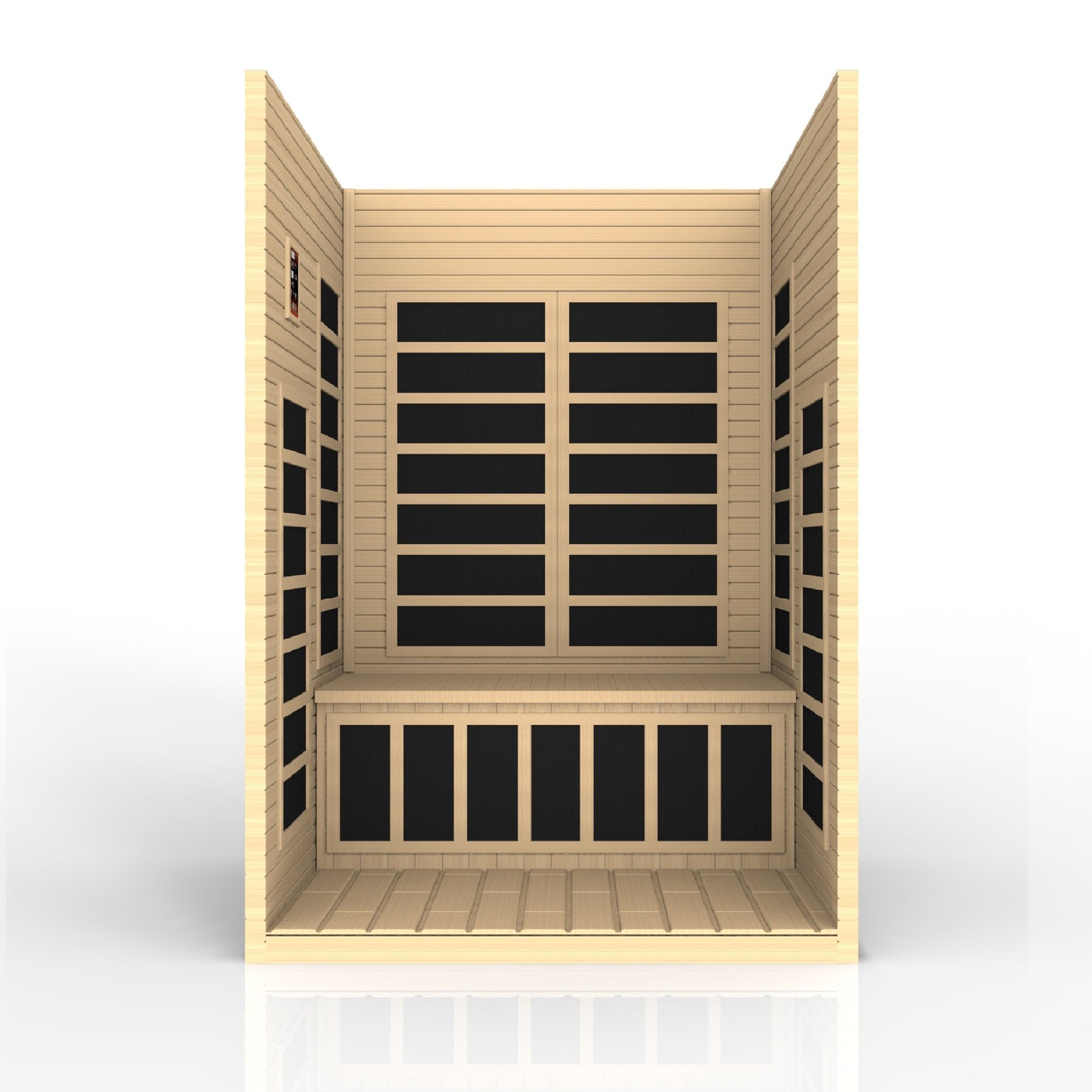 Santiago 2 Person Low EMF Infrared Sauna / “free” for a Free Pair of Backrests / In stock