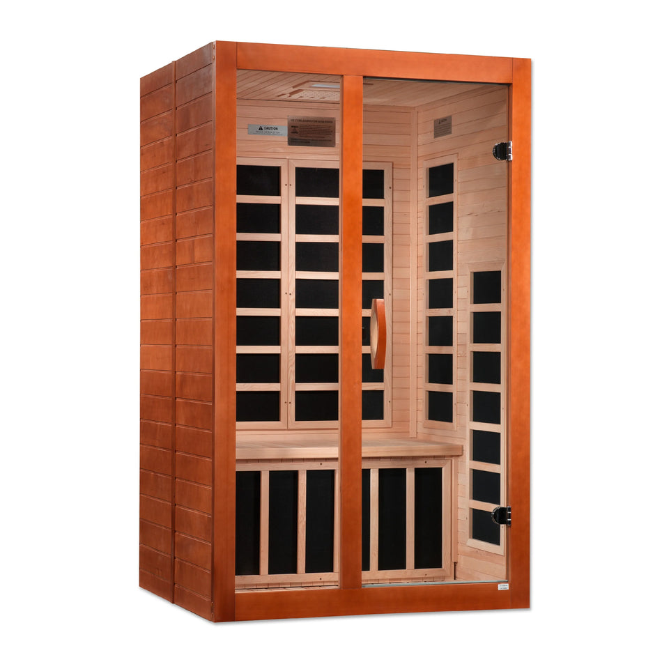 Santiago 2 Elite ULTRA LOW EMF FAR Infrared Sauna - PROMO CODE "CALMSPAS50" FOR $50 OFF - IN STOCK