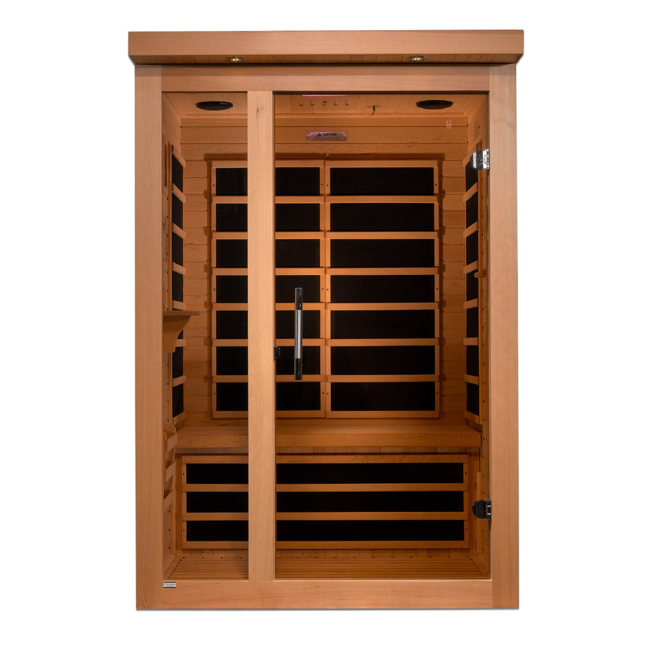 Llumeneres 2 Person Low EMF Infrared Sauna / Promo Code "calmspas50" $50 OFF / IN STOCK