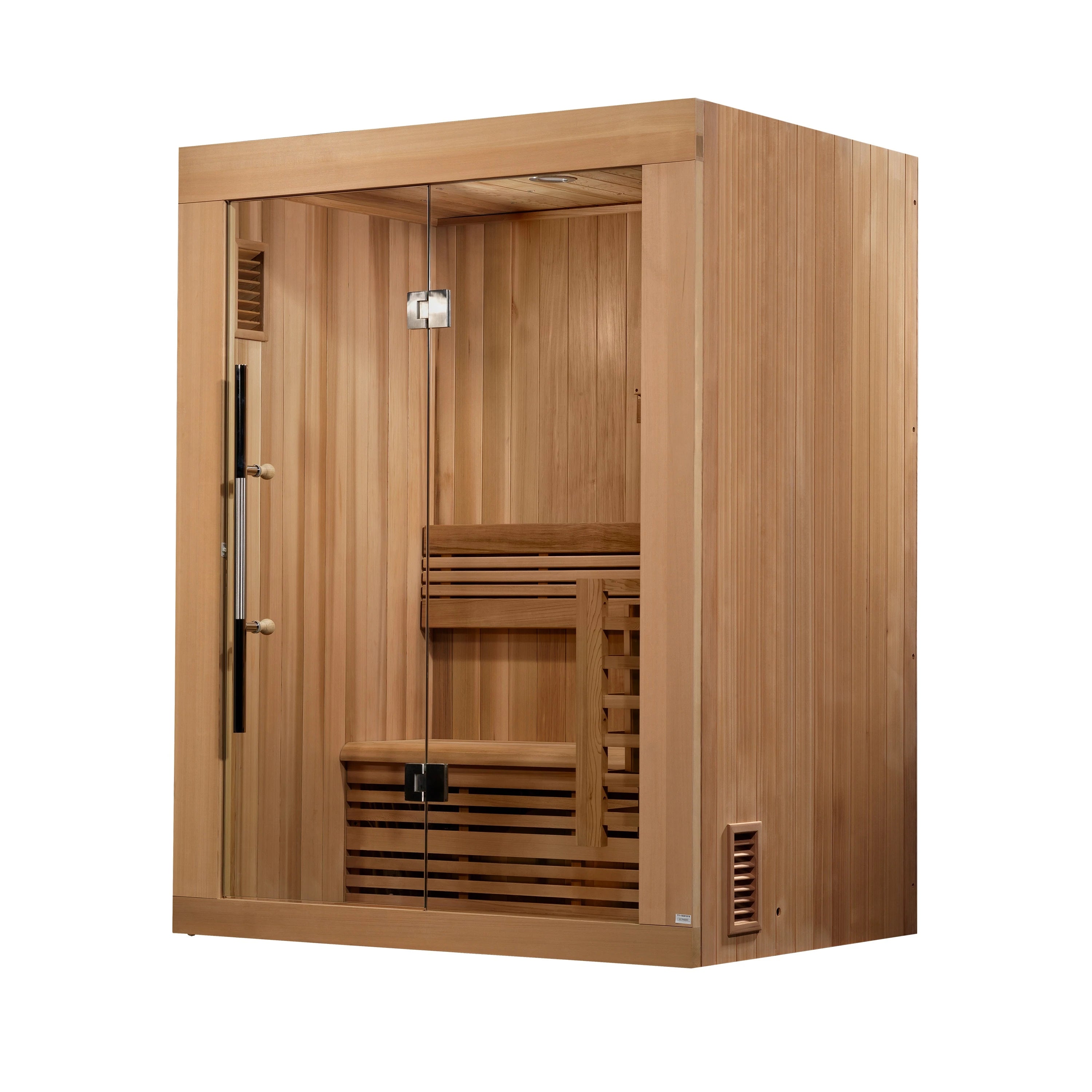 Sundsvall 2 Person Indoor Traditional Steam Sauna / Ships in 2 Business Days