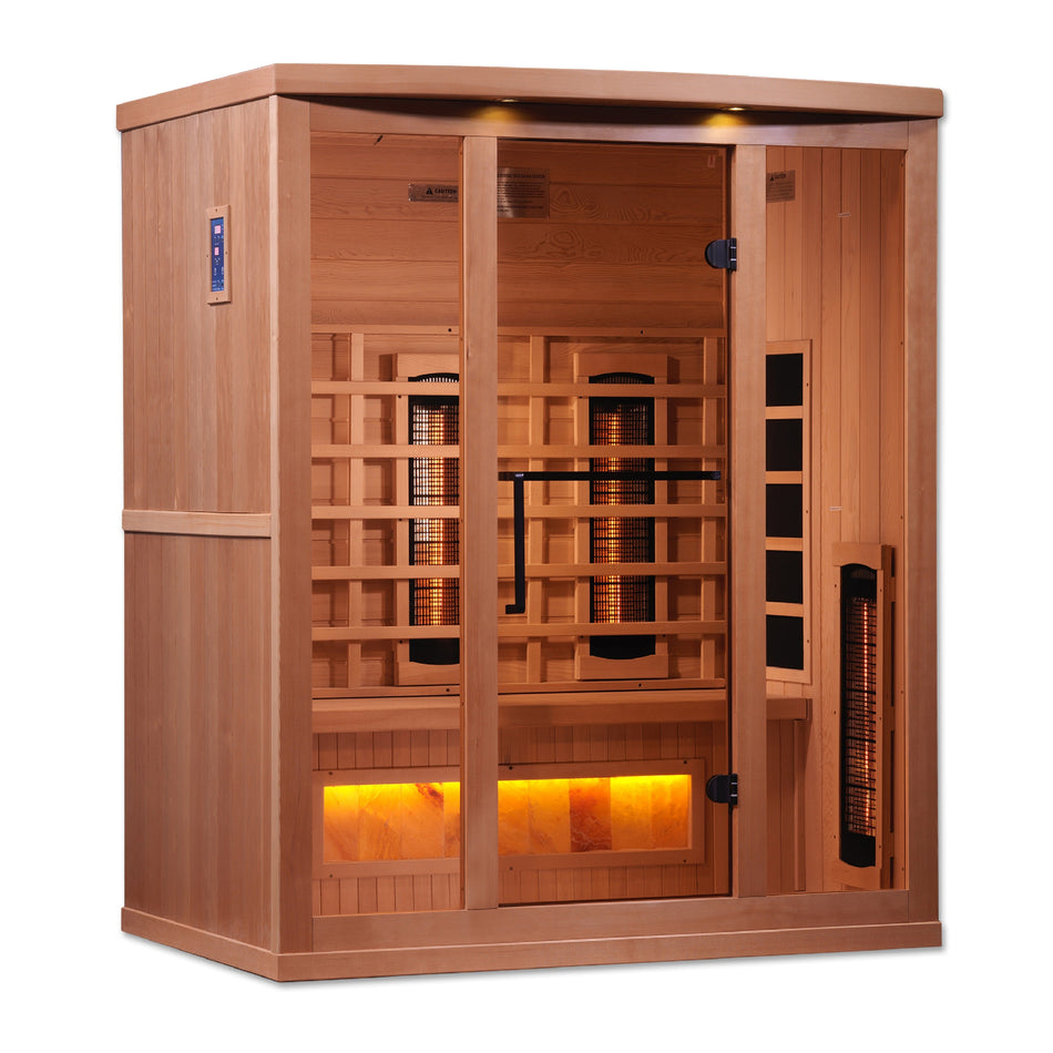 Reserve Edition 3 Person Full Spectrum with HIMALAYAN SALT BAR - $150 DISCOUNT LIMITED OFFER  - IN STOCK