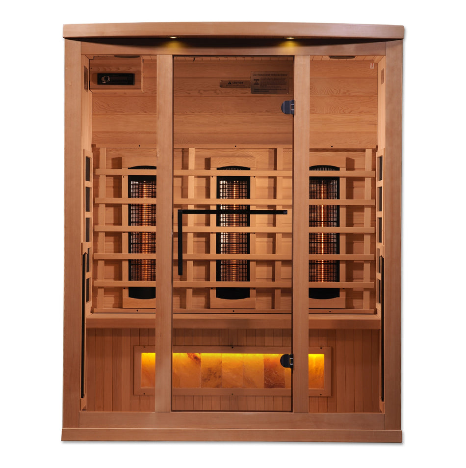 Reserve Edition 3 Person Full Spectrum with HIMALAYAN SALT BAR - $150 DISCOUNT LIMITED OFFER  - IN STOCK
