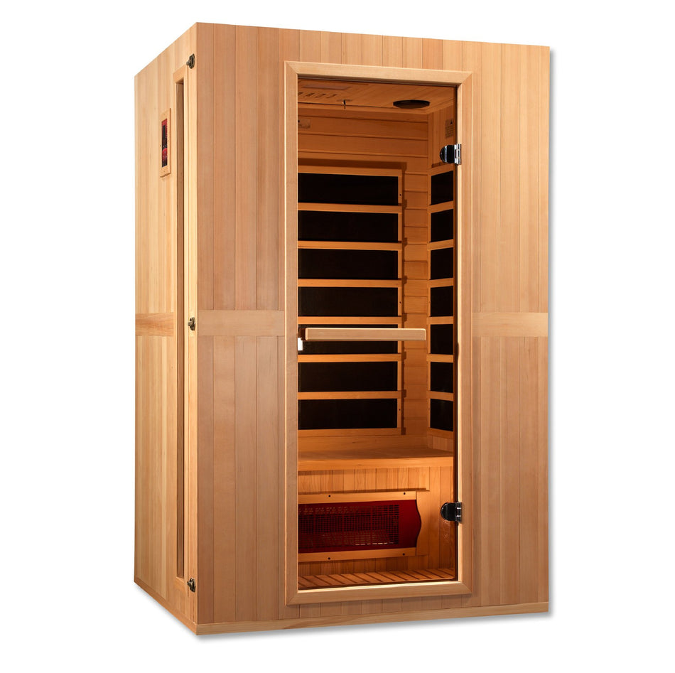 Maxxus Serenity Dual Tech 2 person Indoor Low EMF FAR Infrared Sauna - PROMO CODE "CALMSPAS30" FOR $30 OFF / IN STOCK