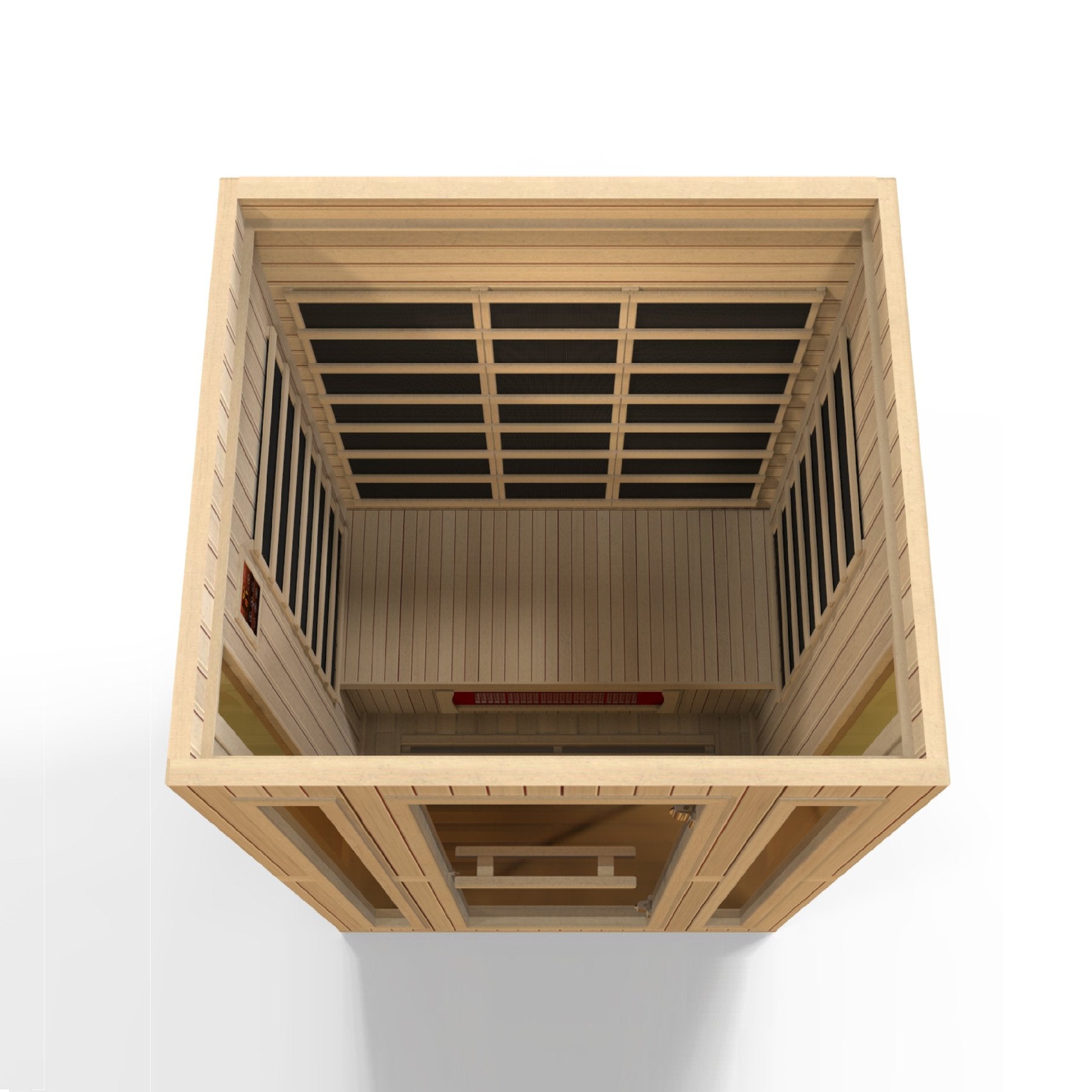 Maxxus Trinity Dual Tech 3 person Indoor Low EMF FAR Infrared Sauna with Canadian Hemlock
