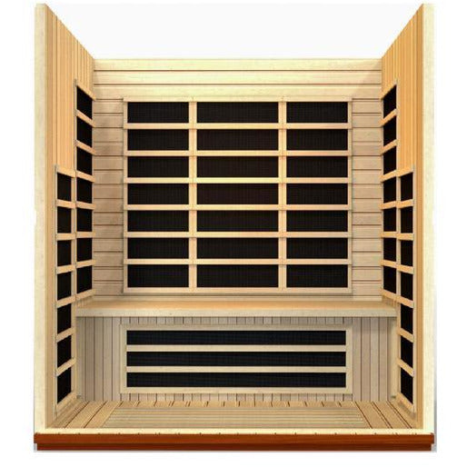 Lugano 3 Person Low EMF Infrared Sauna - Promo Code "calmspas30" for $30 Off / Ships in 2 Business Days