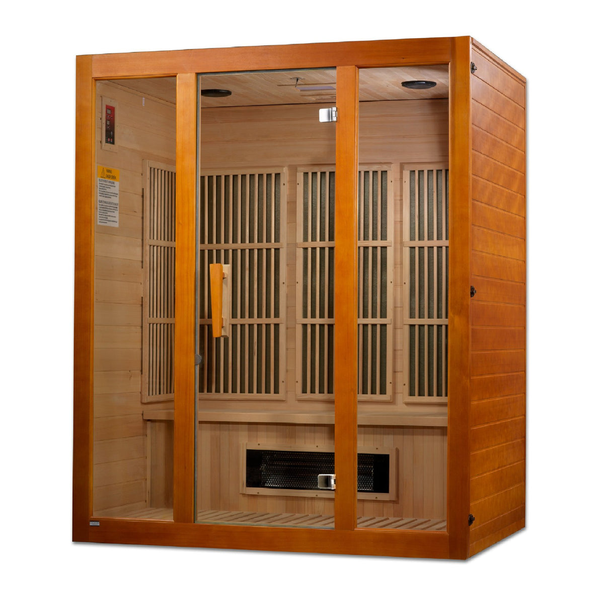 Maxxus Alpine Dual Tech 3 person Indoor Low EMF FAR Infrared Sauna with Canadian Hemlock / IN STOCK