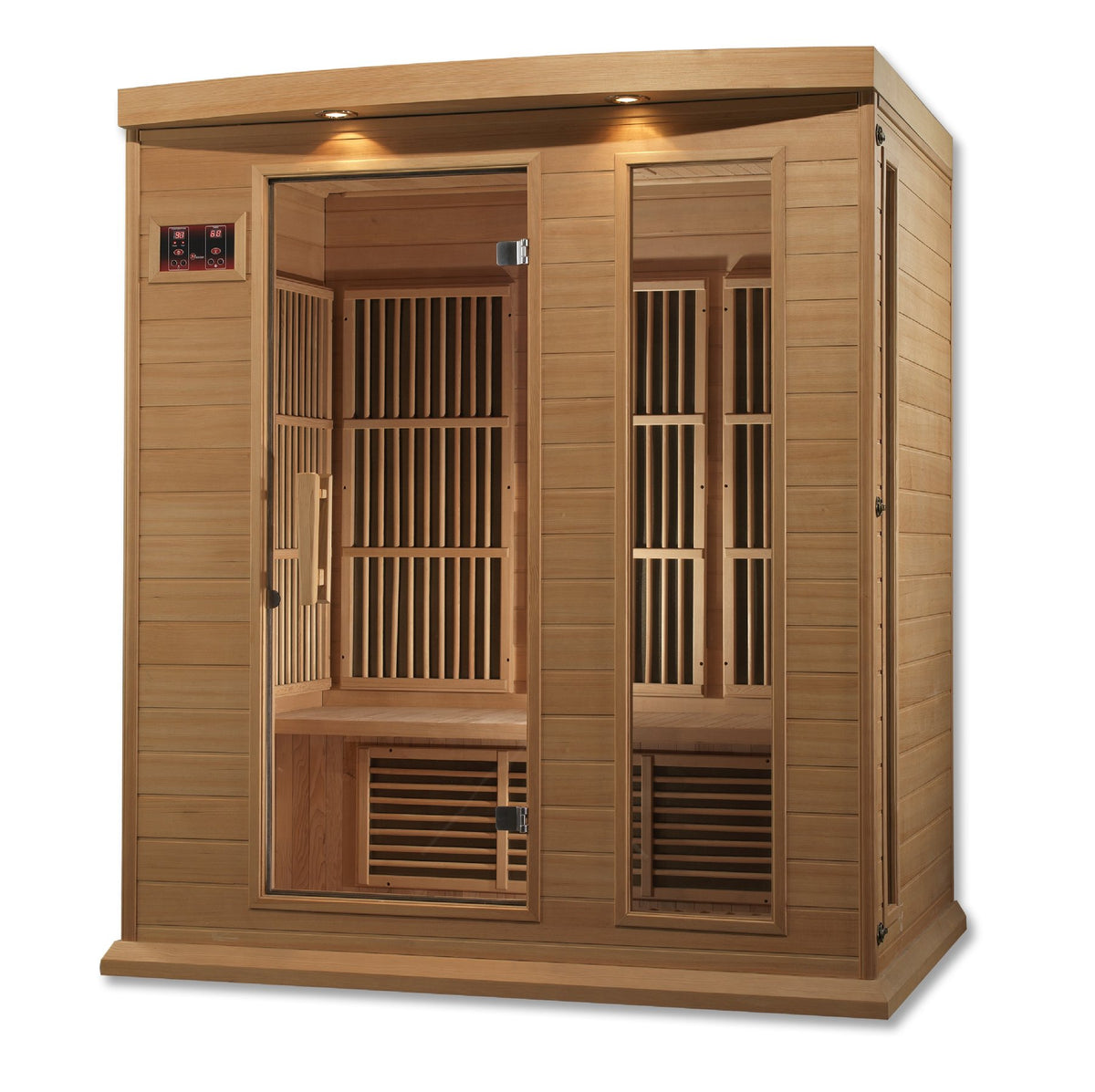 Maxxus 3 Person Low EMF Infrared Sauna - Promo Code "calmspas50" for $50 Off / Ships in July