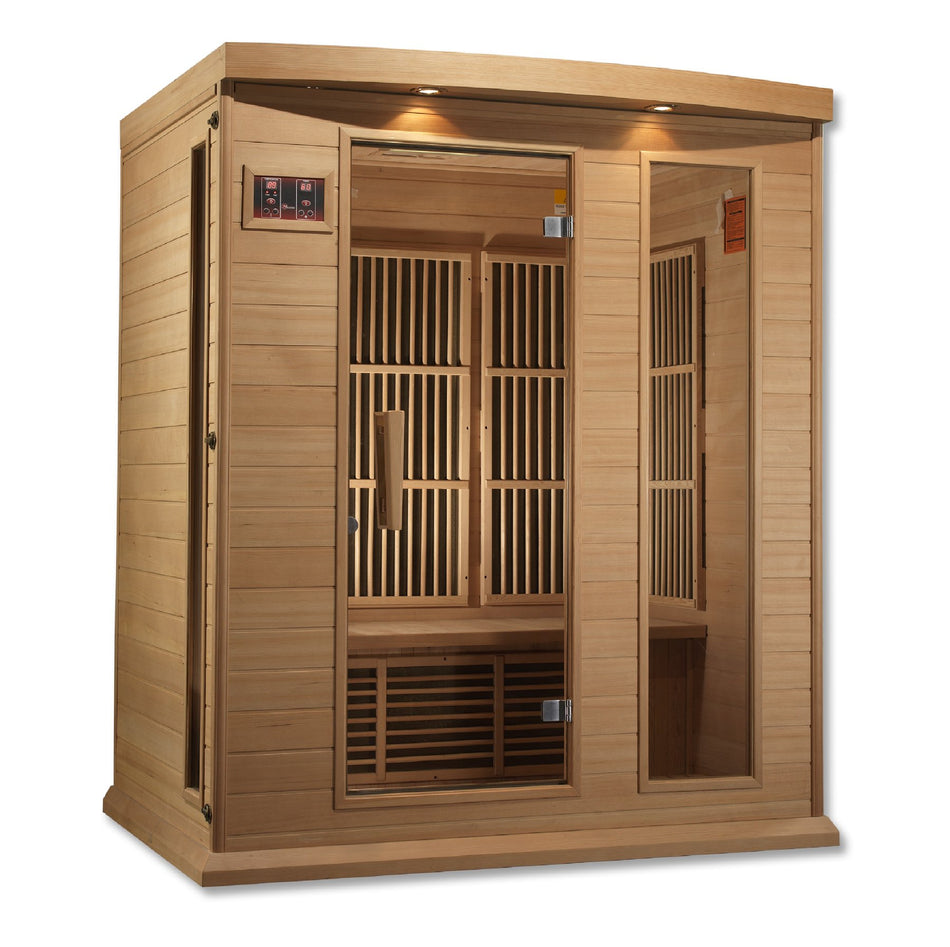 Maxxus 3 Person Low EMF Infrared Sauna - Promo Code "calmspas50" for $50 Off / Ships in July