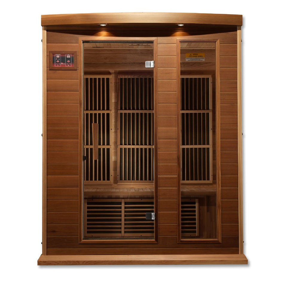 Maxxus Avignon 3 Person Near Zero EMF Infrared Sauna- Promo Code 'CALMSPAS50' for $50 Off  / Ships within 3 Business Days
