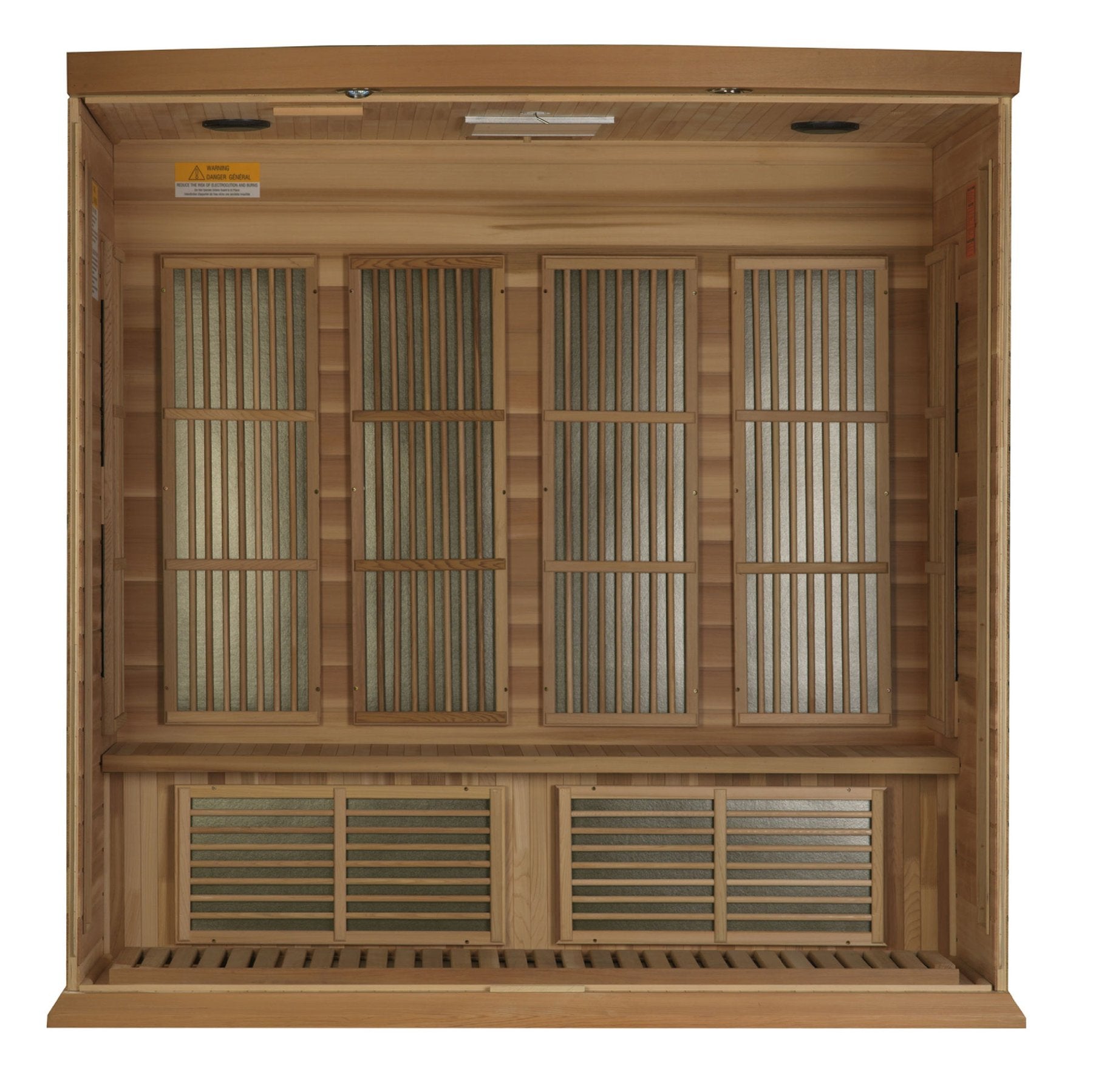 Maxxus 4 Person Low EMF Infrared Sauna (Canadian Red Cedar) - Promo code "75off" for $75 Discount / Ships in 2 Days