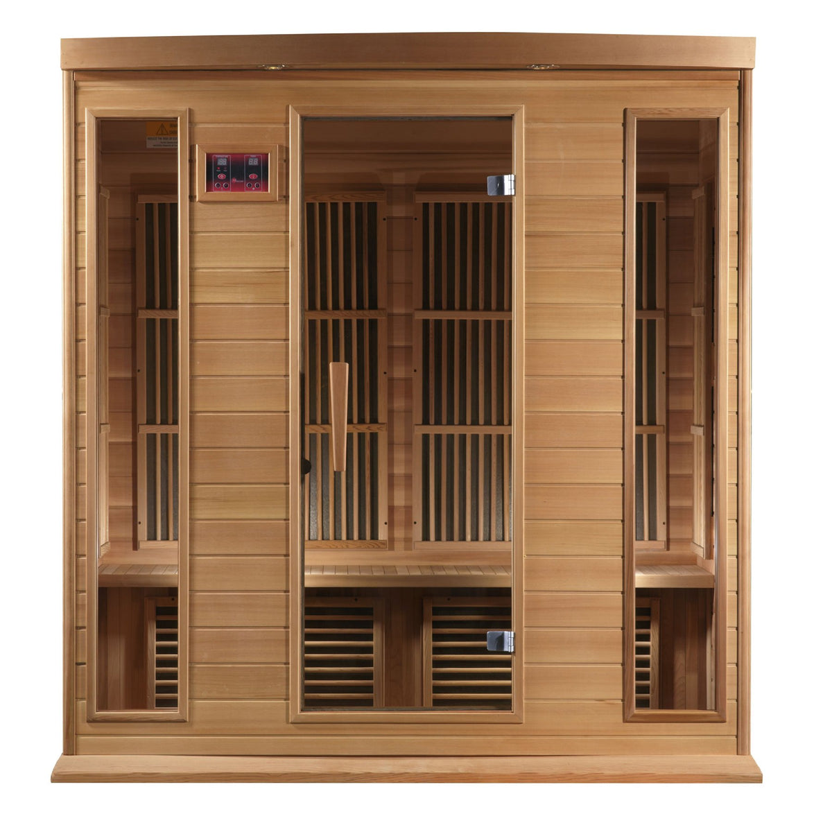 Maxxus 4 Person Low EMF Infrared Sauna (Canadian Red Cedar) - Promo code "75off" for $75 Discount / Ships in 2 Days