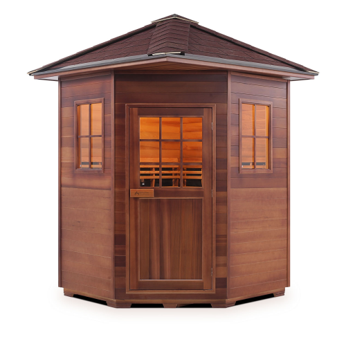 HYBRID SAPPHIRE 4C Peak - 4 Person Outdoor / Indoor Hybrid Sauna / Promocode 'cs303' for $303 OFF / PRE-ORDER