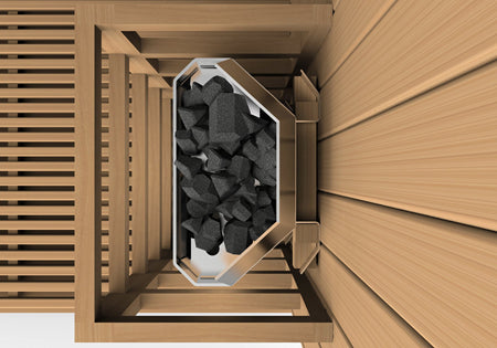 Sundsvall 2 Person Indoor Traditional Steam Sauna / Ships in 2 Business Days