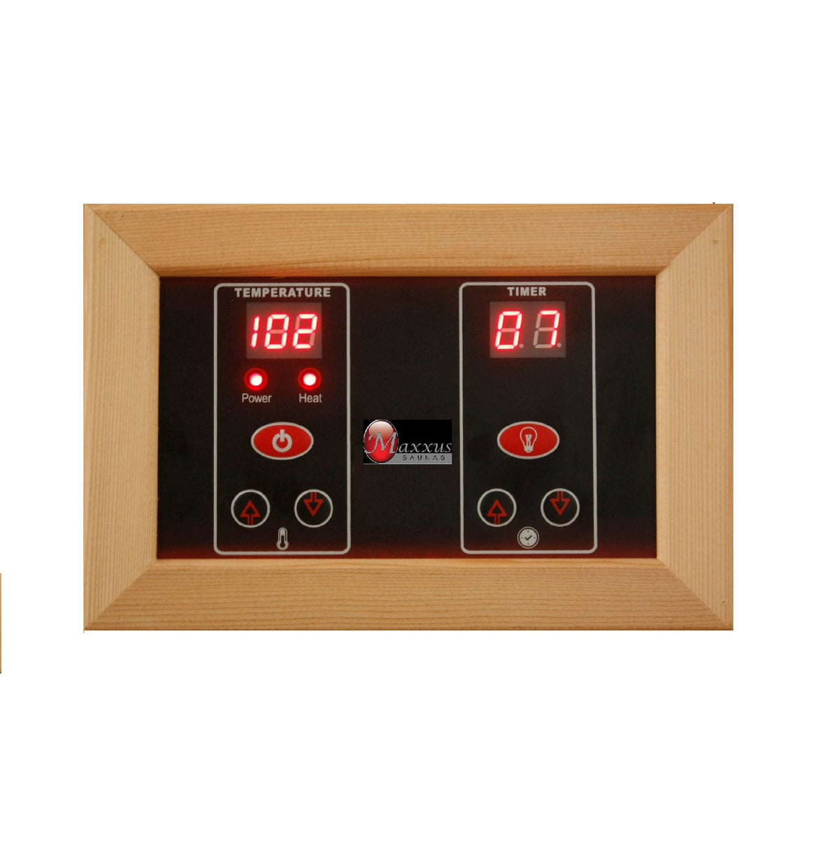 Maxxus 3 Person Low EMF Infrared Sauna Canadian Red Cedar / Promo Code "75off" for $75 Discount